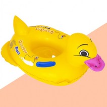 오리 유야용 자동차 무독성 보행기튜브 물놀이튜브, 자동차보행기파랑