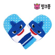 서울트레이딩 아빠상어 도트 폴라 엄지 아동 유아 벙어리털장갑 + 팬콧아동용마스크1매 사은품 증정