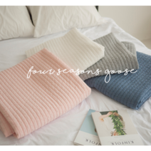 포시즌구스 60수면 워싱 침대 패드, 미드나잇 네이비