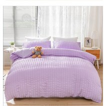 신혼부부이불 호텔침구 기숙사이불 간절기 차렵 봄이불세트 심플 럭셔리 퓨어 컬러 시어서커 ​​패브릭 2-3 의 북유럽 150 200x200침실용