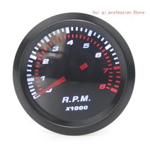 유면계 유량계 517B 자동차 게이지 2 "52mm 바 터보 부스트 게이지-1 ~ 2 Bar 진공 프레스 미터, 01 Tachometer