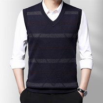조끼 2022 가을 남자스웨터 등 하트 민소매 이너니트 베스트 미드 노년 비즈니스룩 BH06P35 4995757273