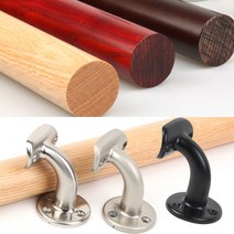 원목핸드레일 L자형브라켓 손스침 계단손잡이, 3.핸드레일월넛38Ø 1500mm