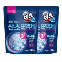 비트 O2 산소 표백제 분말형, 1.2kg, 12개