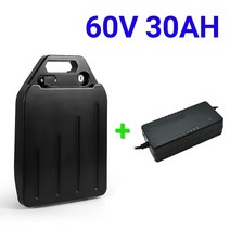 2발킥보드 Citycoco전기 자동차 리튬 배터리 방수 18650 20ah 두 바퀴 접이식 전기 스쿠터 자전거, 02 A-60V 30AH charge, A-60V 30AH charge