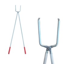알루미늄 연탄집게 70cm 연탄국자 손잡이 화덕 연탄