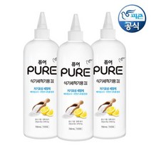 피죤 퓨어 식기세척기용 세제 750ml x 3개, 단품