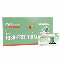 Mint Mobile See for Yourself Kit | 당사의 통화 텍스트 및 데이터 플랜과 호환성을 확인하세요(3 in 1 GSM SIM 카드)