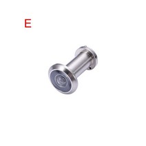 현관확인경 도어뷰어 개인 정보 보호 커버가있는 200 도 도어 뷰어 36-58mm 용 홈 보안 아연 합금 눈 구멍, 04 WHITE