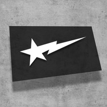 오토바이 바이크 튜닝 데칼 스티커, DC-20-화이트 무광-M