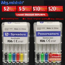 핸드 리머 볼트 6개/갑 치과 K/H/S/R 파일 루트 Canal 플러그 스프레더 K 리머 endododontics Limas 악기, 02 K 25MM 45-80 Mix