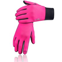 SIMARI 남성 및 여성용 겨울 장갑 터치 스크린 추운 날씨용 따뜻한 냉동고 작업 달리기 운전 사이클링 작업 하이킹에 적합 102, Rose