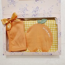 [밍크뮤]SC (YE) 체크과일7부우주복 (3317004105) 2023SS 신생아 백일돌선물 실내복