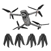 DJI 매빅 2 프로줌 Zoom 8743 접이식 저소음 카본 블레이드 프로펠러 드론 예비 부품