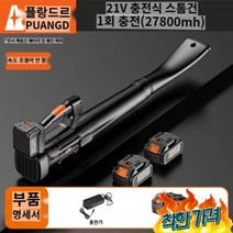 낙엽 공업용 눈치우는기, 【질풍】21V 충전식 폭풍총 27800 1전기 1충전