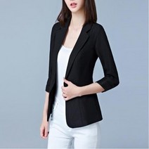 봄 여름 결혼식 돌 잔치 엄마 복장 피로연 상견례 예복 하객 룩 7부 린넨 정장 자켓 간절기 아우터 오피스