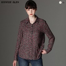[보니알렉스] (BONNIE ALEX) 레오파드 트렌디 블라우스 (택가격:79000원)