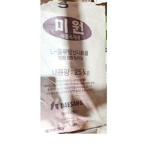 미원(대상 작은입자 25k) 글루탐산나트륨 조미료 푸대 자루 1개 업소용