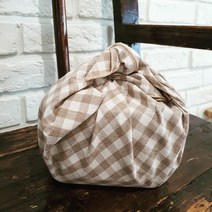 키친크로스 도시락 보자기, 브라운, 1개