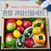 프리미엄 명절 혼합 과일 선물세트 제수용과일 애플망고 사과 배 파인애플 아보카도 키위 혼합셋트과일 과일바구니 보자기, 혼합과일선물세트1