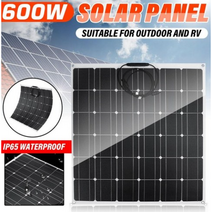 가정용태양광 아파트태양광 태양열발전기 태양 전지 패널 600w 1200w etfe 태양, 2개 1200w, 1개
