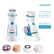 대우 진동클렌저 전동세안기 피부관리 각질제거 폼클렌징 진동 세안기 브러쉬 DES-PD11S 마사지효과, 진동클렌저 세안기