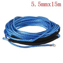 15m 5mm5.5mm6mm 견인 윈치 케이블 로프 문자열 라인 합성 섬유 지프 ATV, 협력사, 5.5mm