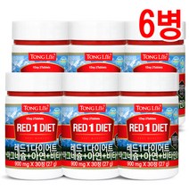 통라이프-레드1다이어트-가르시니아+마그네슘+아연+비타민D-6병, 1병