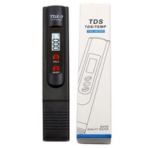 tds측정기 수질검사기 공구 물 경도 TDS 수족관 수영장 순도 테스트 펜, English white box