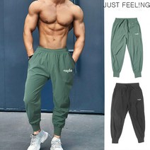 JUST FEEL!NG 여름 남성 밴딩통기성 조거팬츠 빅사이즈 쿨맥스 트레이닝 바지 퀵드라이 빅사이즈 스판 바지