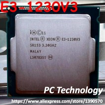 리퍼 CPU 기존 인텔 제온 E3-1230V3 CPU 3.30GHz 8M LGA1150 쿼드 코어 데스크탑 V3 프로세서