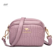 카이디페니 캥거루 천연 가죽 심플 크로스백 여성 숄더백 KAIDIFEINIROO/GTshop-8042