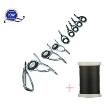 EM가이드 베이트 캐스팅 로드 SiC 링 스테인레스 스틸 가이드 링 DIY 로드 가이드 링 액세서리 빌딩 구, 9pcs ul-l-ml 키트, 01 9pcs UL-L-ML Kit
