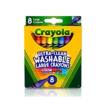 크레욜라 굵은 수성크레용 8색, 단품, 단품
