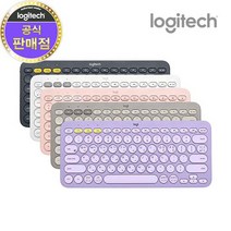 로지텍코리아 로지텍 K380 멀티 디바이스 블루투스 무선 키보드 (화이트 그레이 핑크 라벤더 샌드)