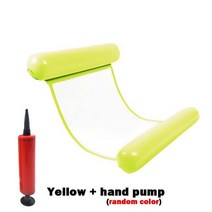 라운지체어 인테리어의자 디자인 PVC 여름 공기주입 물 해먹 접이식 쾌락 라운지 의자 플로팅 침대 쿠션 수, 02 Type1