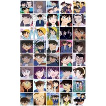 명탐정 코난 굿즈 스티커 폰꾸 다꾸 스티커 인스 100매, B타입 40개