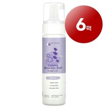 리암마켓 Kin+Kind 킨 카인드 강아지 고양이용 물 없이 간편한 목욕제 라벤더향 236ml 1팩, 6팩