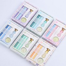 파스텔 다꾸 실링왁스 스탬프 세트 실링도장 메탈릭펜, 민트