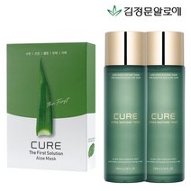 김정문알로에 [김정문알로에] 큐어 수딩 토너 2개+알로에 마스크팩 시즌2 10매, 기타, 기타