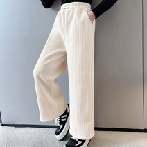 도오빠 유프안 주니어 기모바지 긴 팬츠 밴딩 와이드 일자 키즈 어린이