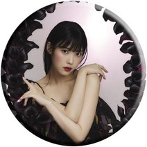 KPOP 가수 IU 잡지 그림 사진 핀 양철 배지 거울 펜던트 키 체인 LeeJiEun 팬 선물 쥬얼리 액세서리, 2, Keychain