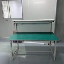 정전기 방지 테이블 포장 작업용 휴대폰 수리 공장 조립책상, L150xW80xH120단면스트랩백플레인