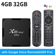 TV 셋톱 박스 스마트 수신기 OTT X96 맥스 플러스 울트라 안드로이드 11 아몰로직 S905X4 4GB 64GB AV1 8K 와이파이 bt4 1 X96Max + 6K 미디어, 05 4GB 32GB G20SPRO_01 미국 플러그