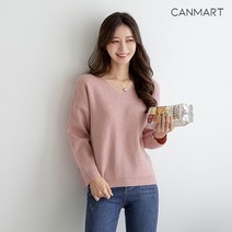[캔마트]데이브이넥니트 C092907/무지/골지/데일리