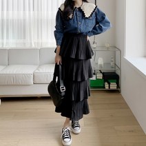 핏앤제이 ㅡ 쏘서포 밴딩스커트