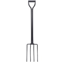 삽쇠 포크삽 강철 농업용 농기구 괭이 삼지창 쟁기, 올 스틸 4 날 포크 싱글 헤드 P06