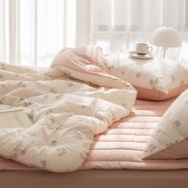 [올리비아데코] 톡톡한 포세트 60수 순면 차렵이불