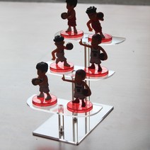 전시용 아크릴 거치대 디스플레이 피규어 진열대 향수 화장품 조각상 투명 맞춤제작, 1개, 01. 2단 선반
