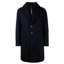 닐바렛 [당일]신상 레이어드 후드 울 코트 PBCA157C B043C 415